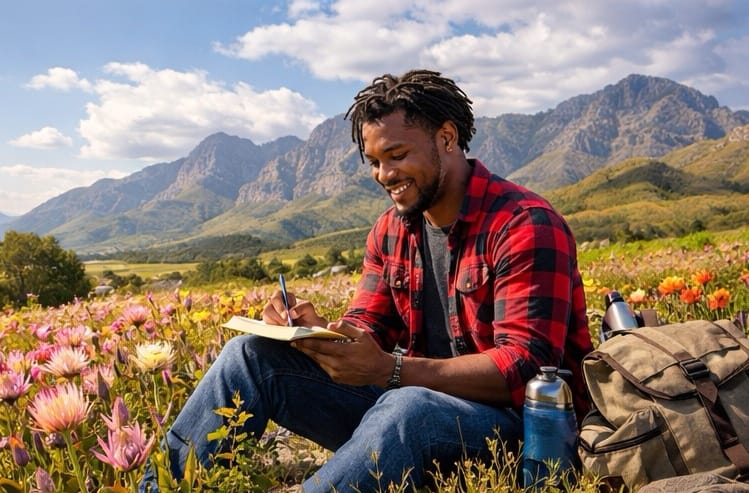 south african author finding joy writing in nature